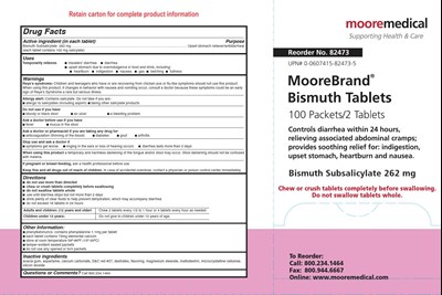 Moore Medical Bismuth Label 2020